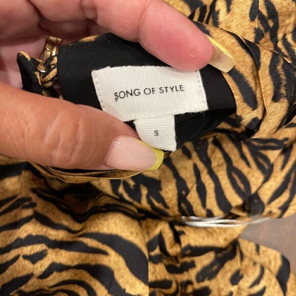 Song Of Style Revolve Hope Maxi Dress in Tiger Multi.Size S - Picture 13 of 16